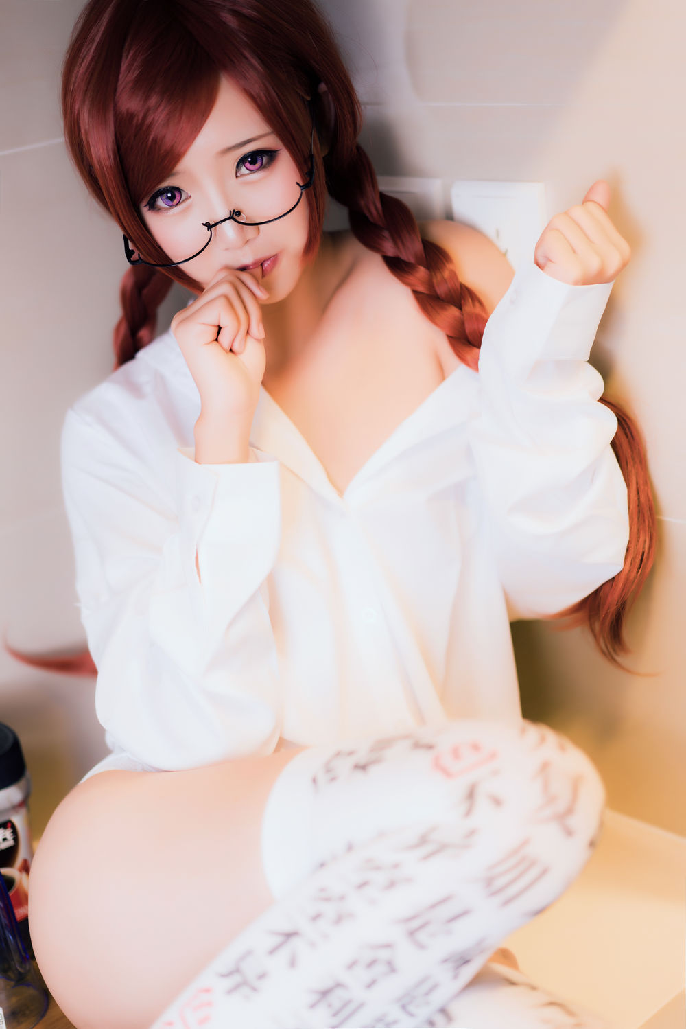rioko凉凉子小姐姐的《雪女》cosplay带你进入神话世界！-绿色萌妹
