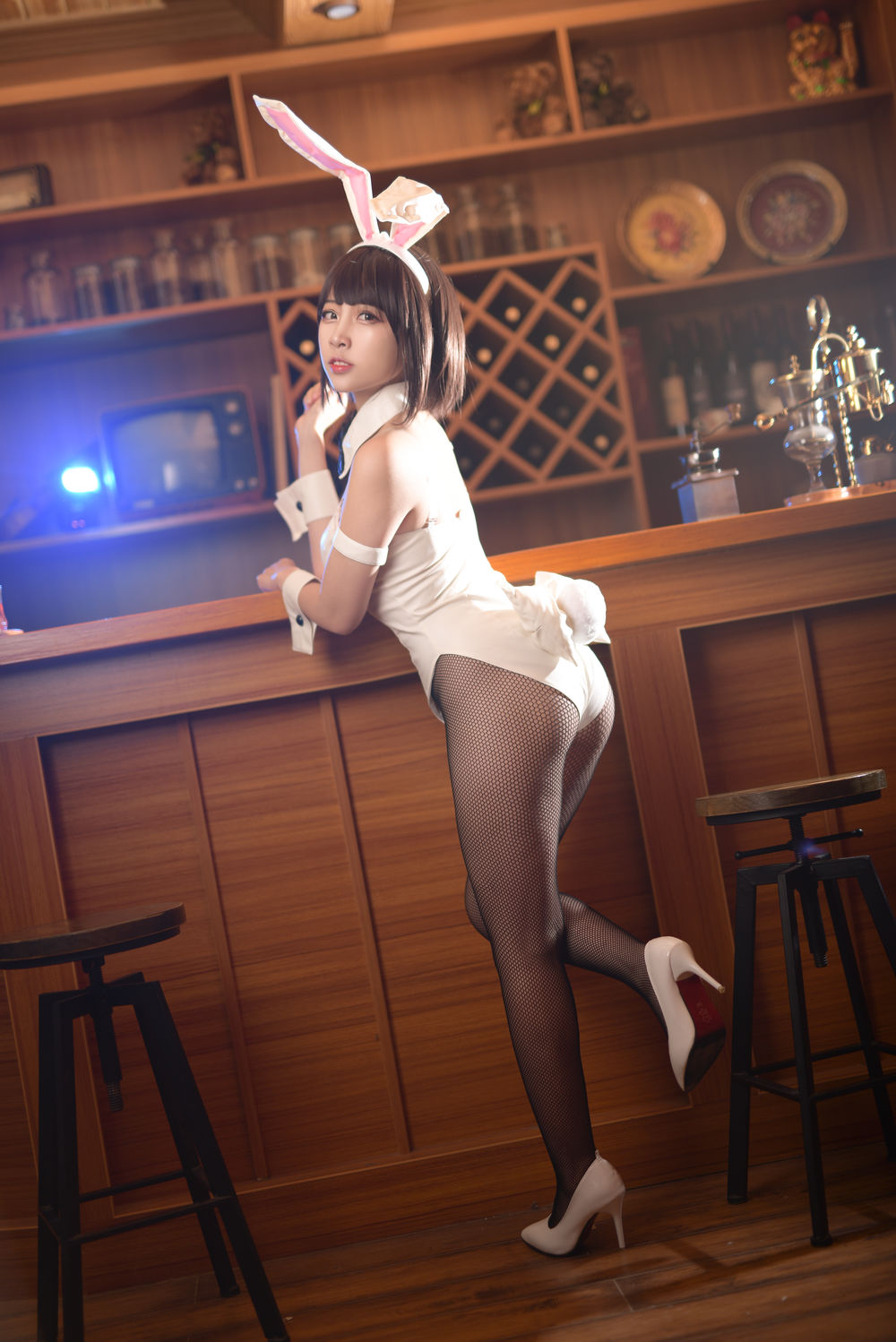 二佐Nisa全套cos图片合集元气满满的清纯少女-绿色萌妹