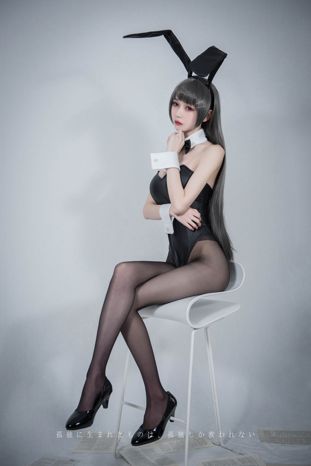 《圣人惠兔女郎》：你的负卿小姐姐带来的超可爱角色扮演-绿色萌妹