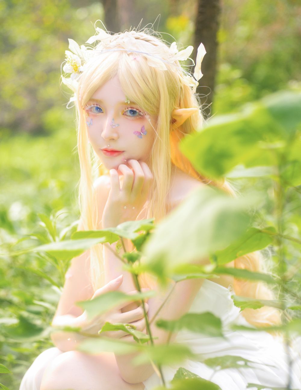 在下萝莉控ii 原版高清摄影作品写真图包合集[50套]-绿色萌妹