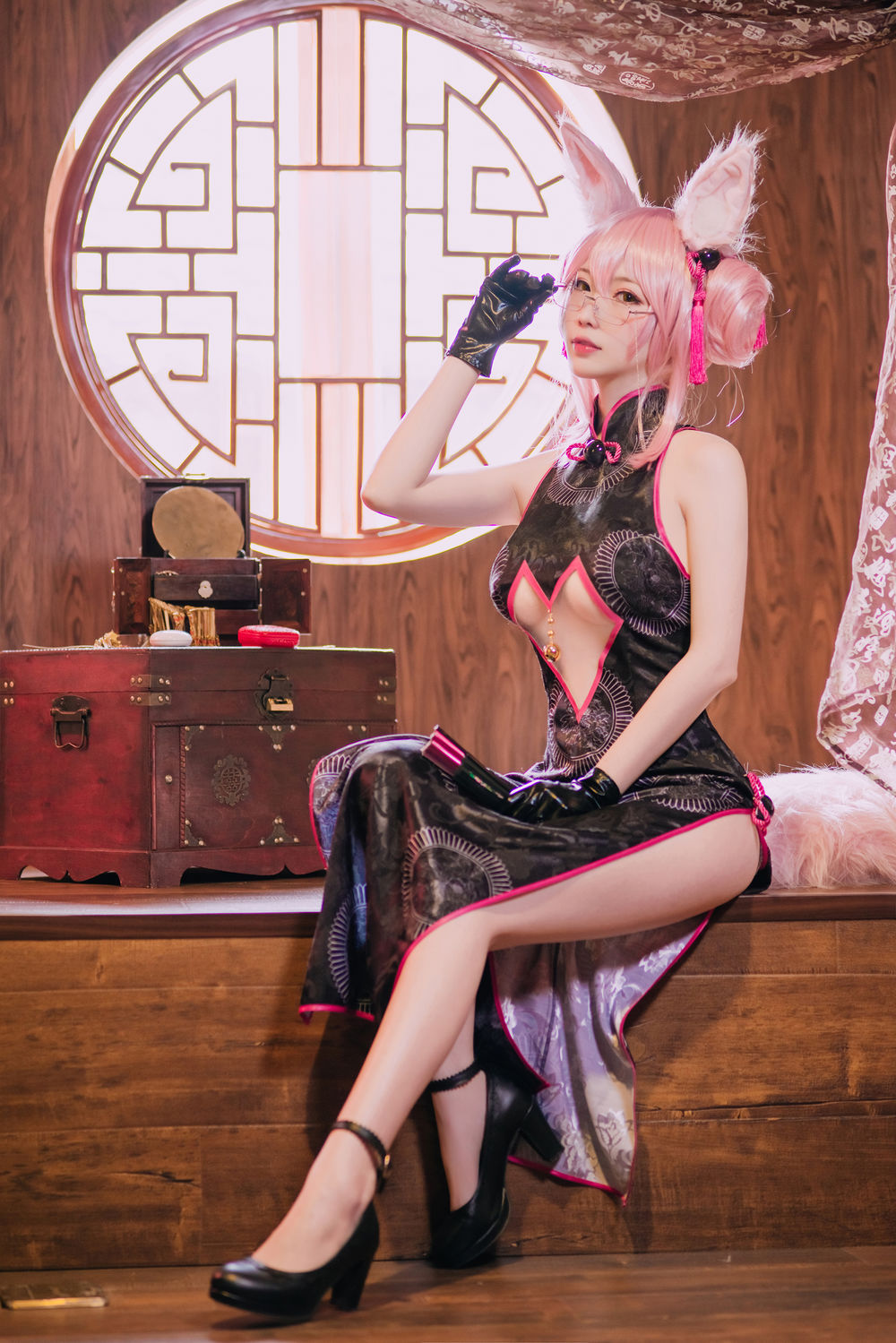 妖少you1（妖少youichi）合集：颜值高、专业技巧出众的COS达人-绿色萌妹