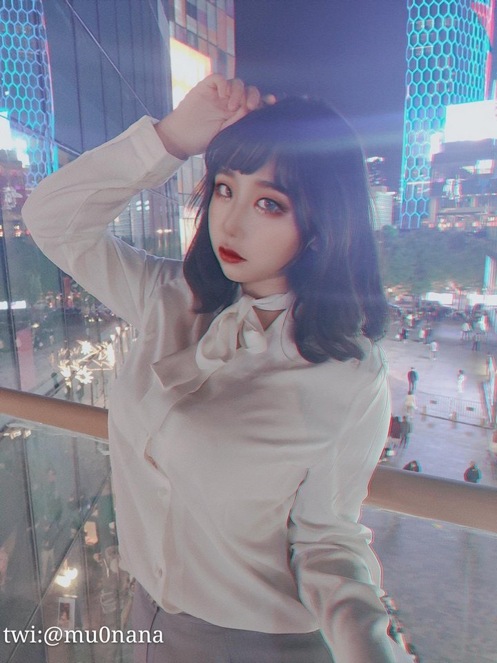 穆零Mu0全套cos图片合集 有爱的摄影兼萌宠博主-绿色萌妹
