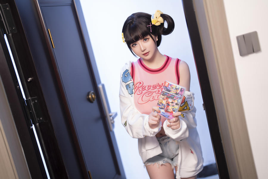 神沢永莉全套cos图片合集 娃娃脸魔鬼身材的邻家小妹-绿色萌妹